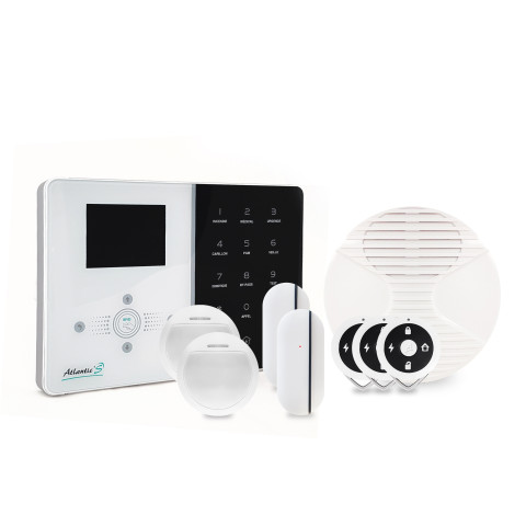 Alarme maison sans fil ip ipeos kit 2