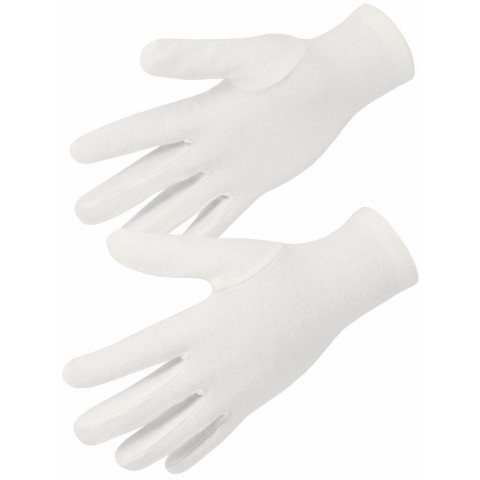 Gant coton interlock blanchi ourlet version lourde - SINGER - JB