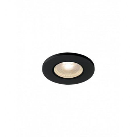 Kamuela eco led, plafonnier de sécurité, noir, led 6,5w 3000k, 38°,variable