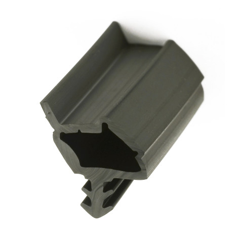 Joint de porte intérieure sur dormant en PVC - Rainure 4 mm - Rouleaux 100 m - Noir - KISO - S 7210 NOIR