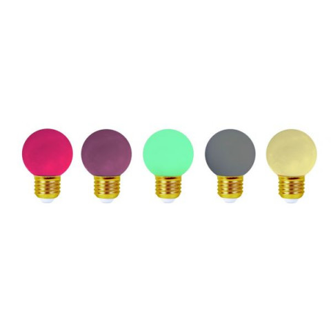 Lot de 5 ampoules led e27 étanches pour guirlande décorative (4 kits) - kit guirlande - kit jazz