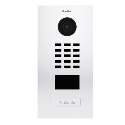 Portier vidéo ip 1 sonnette avec lecteur de badge rfid - doorbird d2101v blanc