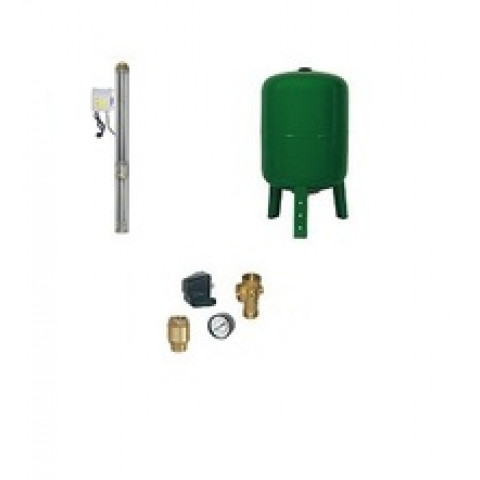 Composez votre surpresseur pompe immergee 1100 w - 19 turbines reservoir vertical 200 l