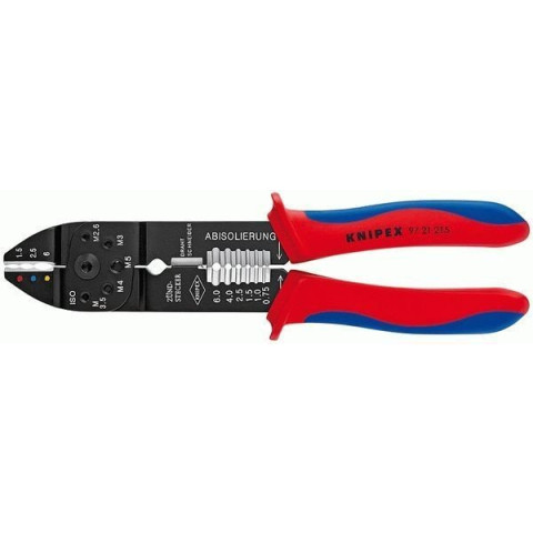 Pince à sertir universelle - 230 mm - Chromée gainée PVC - KNIPEX - 9721215SB
