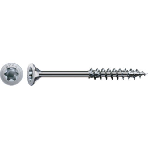 Vis SPAX WIROX Torx - Ø4.5 x 35 mm - Tête fraisée - Filetage Partiel Boite de 200 - 0191010450353