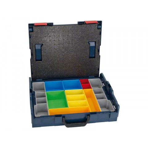 Coffret L-Boxx 102 avec compartiments couleurs 12 pièces BOSCH 1600A001S3