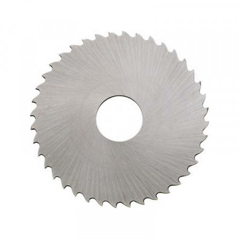 Lame de scie circulaire à métaux en acier à coupe rapide, DIN 1838-C, dent arrondie,avec présculpteur et resculpteur denture grossière, Ø j15 : 100 mm