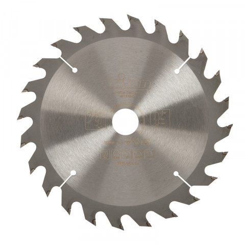 Lame de scie pour bois de construction - 165 x 20 mm / 24 dents