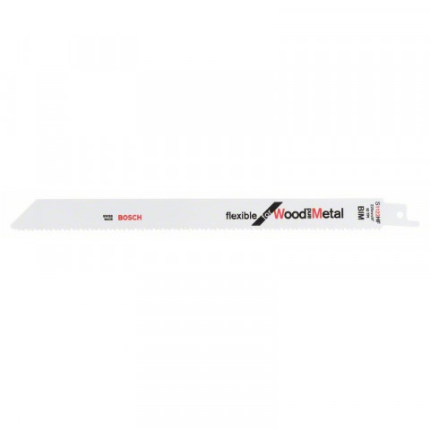 Lame de scie sabre Flexible for Wood and Metal 225x19x0,9 mm BOSCH 2608657560
