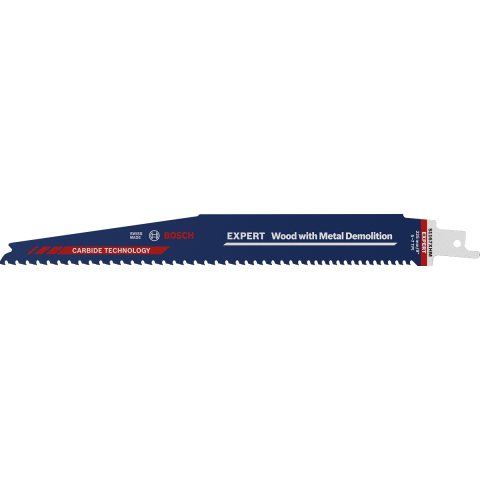1 Lame de scie sabre Expert Carbure Démolition bois et métal S 1167 XHM - 225 mm - BOSCH - 2608900398