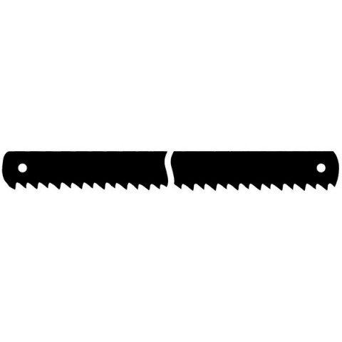 Lame pour scie universelle, Modèle : Lame de scie à bois, dents cm/pouce 5,5/14, Long. 150 mm