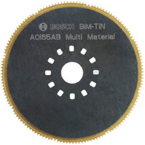 Lame segments, Réf. Bosch : ACZ 85 EB, Qualité de lame de scie BiM-TiN, Ø 85 mm, Utilisation : Pour le placoplâtre, les plaques de fibres de ciment