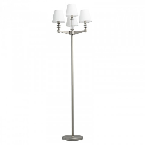 Lampadaire argenté neoclassic 4 ampoules 160 cm