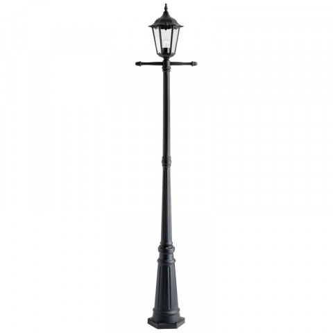 Lampadaire burford, noir, 1 ampoule