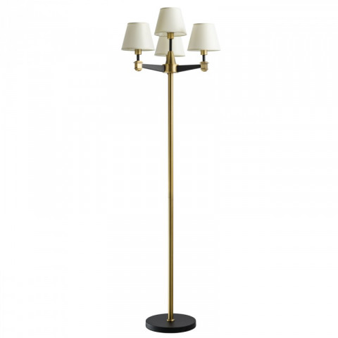 Lampadaire laiton neoclassic 4 ampoules 155 cm