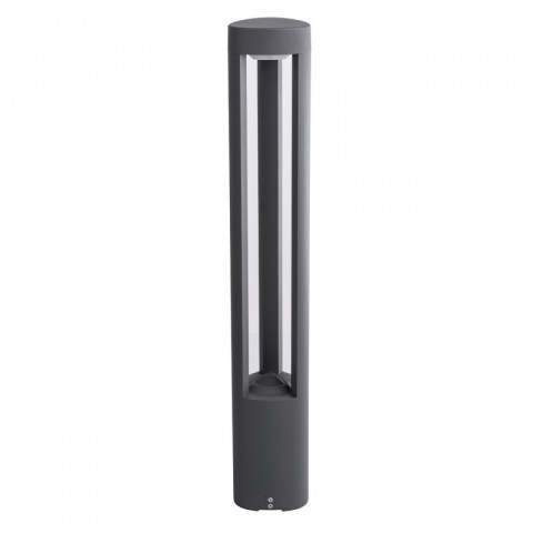 Lampadaire noir street 1 ampoule 80 cm
