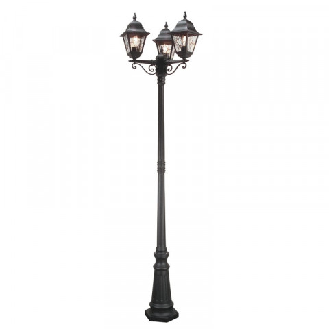 Lampadaire norfolk, noir, 227 cm