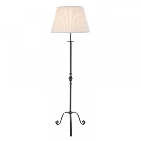 Lampadaire pembroke, noir, sans abat-jour