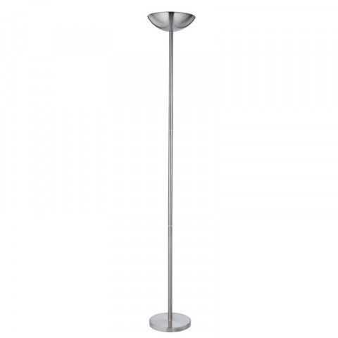 Lampadaire uplighters, en argent satiné