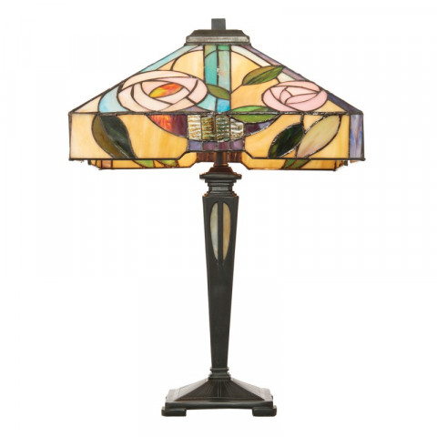 Lampe 35 cm willow, verre et résine