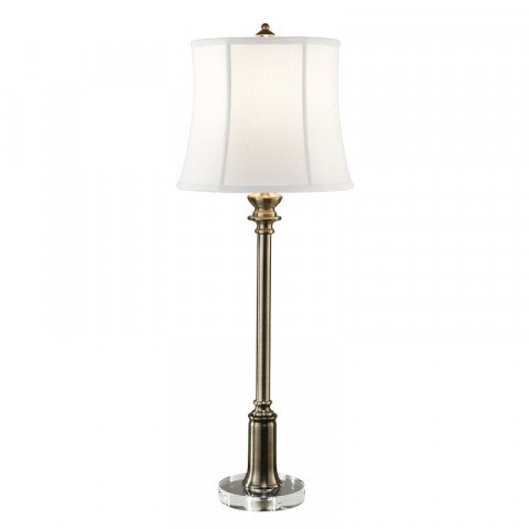 Lampe de buffet stateroom, laiton, avec abat-jour