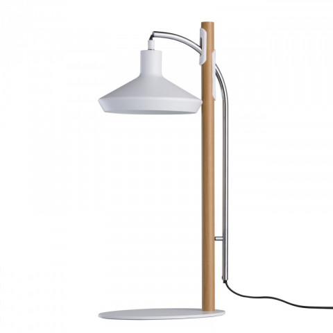 Lampe de table blanche megapolis 1 ampoule 70 cm