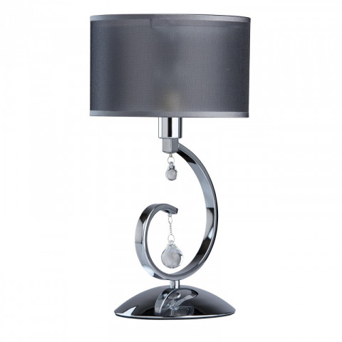 Lampe de table chromée elegance 1 ampoule 40 cm