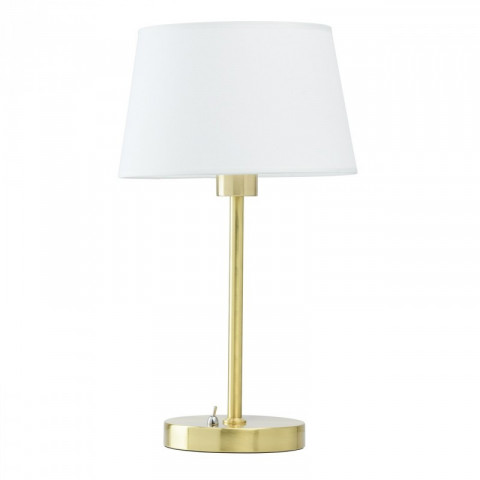 Lampe de table dorée megapolis 1 ampoule 43 cm