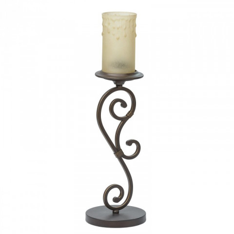 Lampe de table marron country 1 ampoule 55 cm