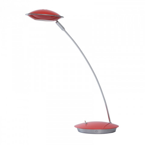 Lampe de table rouge techno 1 ampoule 47 cm