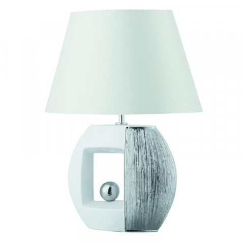 Lampe de table window, en céramique blanche
