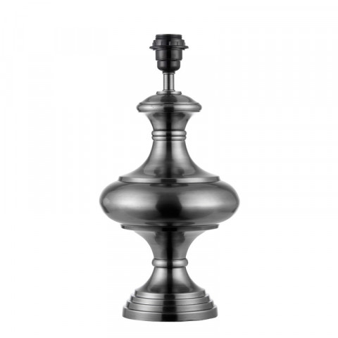 Lampe hamilton, étain, 39 cm, sans abat-jour
