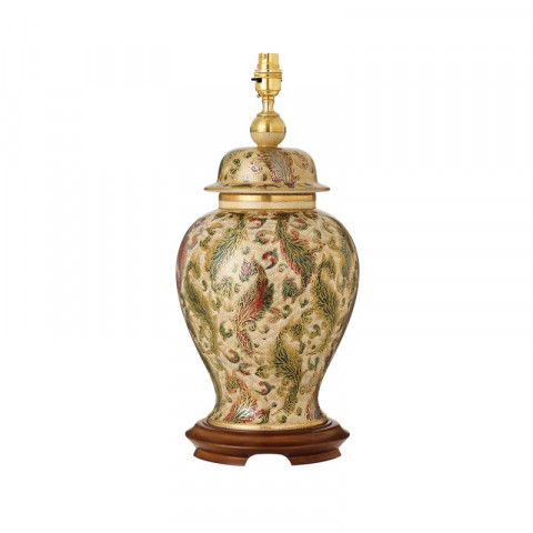 Lampe kashmir, porcelaine de kutani (sans abat-jour)