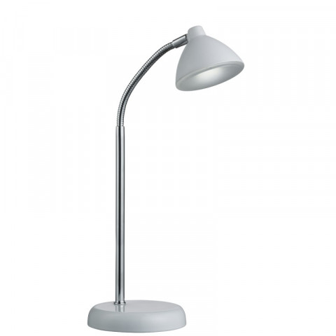 Lampe led desk partners, blanc, chrome