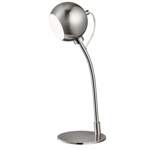 Lampe led magnetic heads, en argent satiné