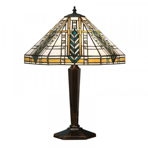 Lampe lloyd, verre et laiton