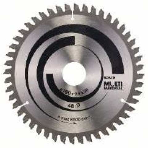 Lame de scie circulaire BOSCH MultiMaterial - Ø180 mm - 48 dents - 2608640507