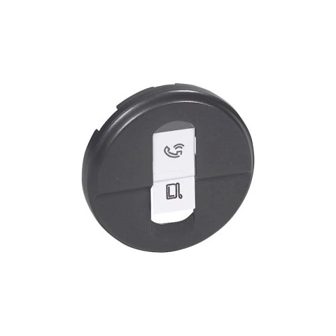 Legrand   067951   enjoliveur celiane prise rj45   finition graphite