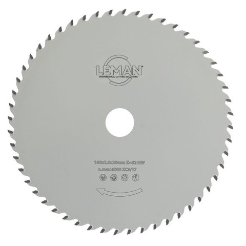 Lame carbure multi-matériaux pour électroportatif/scie à onglet - Ø 235 mm - ép. 2,0/1,4 - al. 30 mm - 90 dents -LEMAN - 923.235.3090