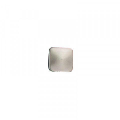 Bouton de meuble chromé satiné 20x20 mm lot de 2