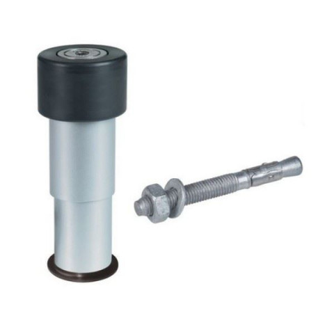 Butée de porte en caoutchouc réglable LOCINOX