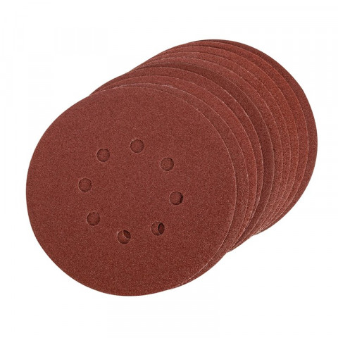 Lot de 10 disques abrasifs auto-agrippants 150 mm - Grain 100