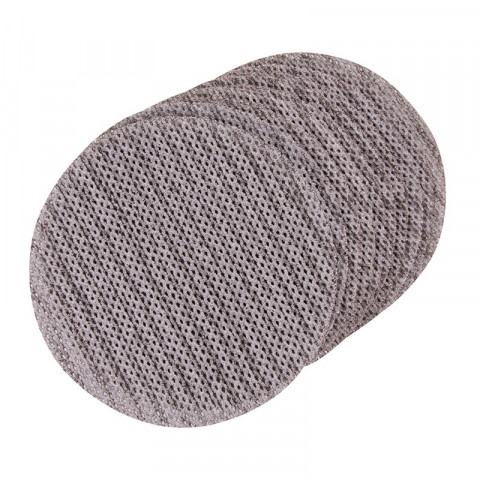 Lot de 10 disques abrasifs treillis auto-agrippants 125 mm - Grain 80