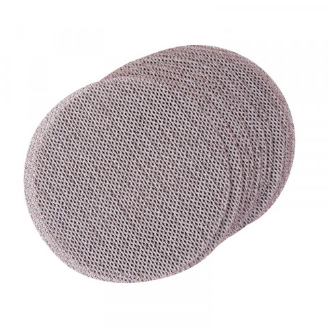 Lot de 10 disques abrasifs treillis auto-agrippants 150 mm - Grain 100