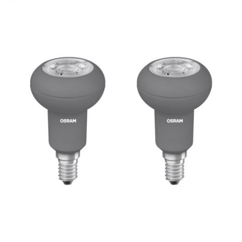 Lot de 2 ampoules led e14 r50 avec radiateur 3,2 watt (eq. 46 watt) blanc chaud