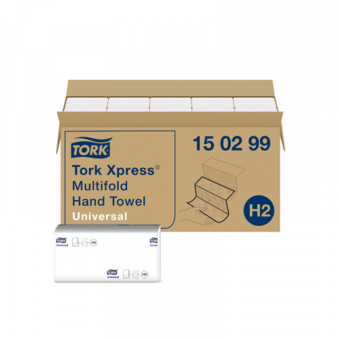 Lot de 20 paquets essuie-mains tork xpress doux - interfoliés - universel - 150299
