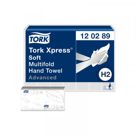 Lot de 21 paquets essuie-mains tork xpress doux - interfoliés - qualité supérieure - 120289