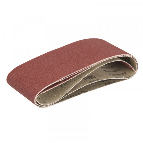 Lot de 3 feuilles abrasives pour la ponceuse à bande compacte Triton - TCMBSCPK