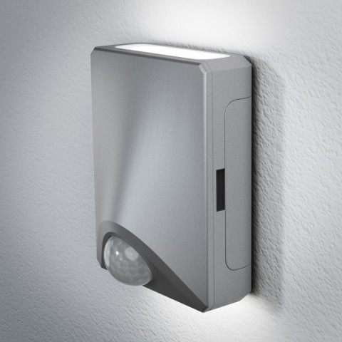 Luminaire à piles extérieur doorled updown - ip54 - finition - argent