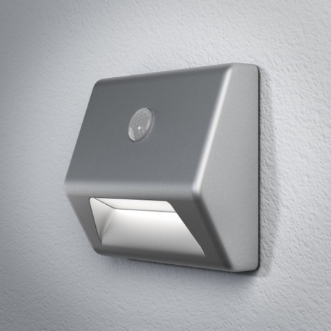 Luminaire à piles nightlux marche - ip54 - finition au choix